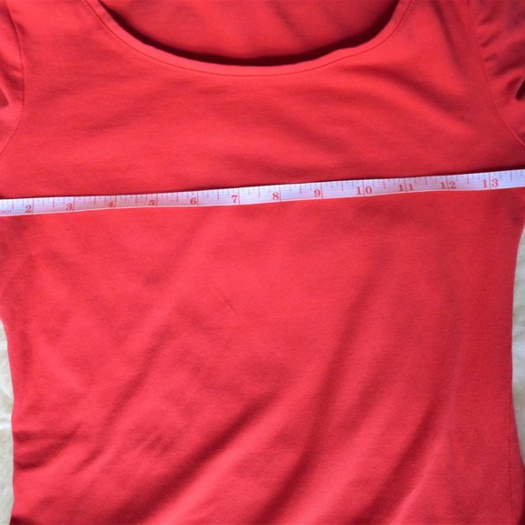 Longsleeve Bodycon Dress, Coral/Orange/Pink - Picture 6 of 8